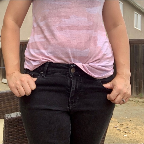 🇺🇸 Banana Republic black classic skinny jeans Size 10 - Picture 8 of 9